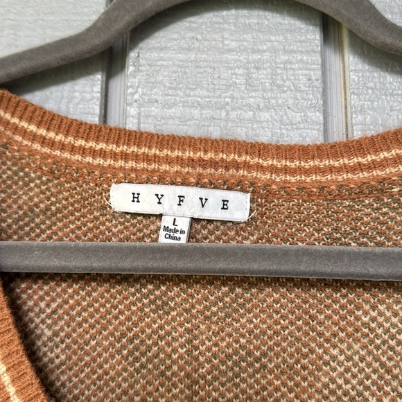 Hyfve Floral Brown Cardigan Large - Picture 4 of 7